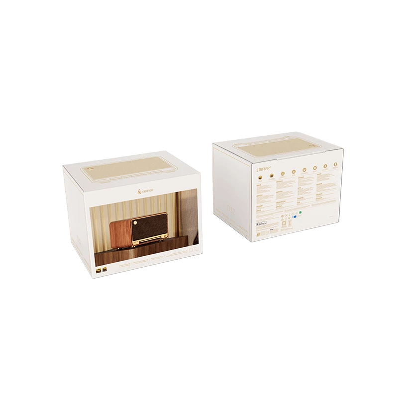 Edifier D32 Multiroom-faehiger WiFi Speaker Bluetooth Wood retail - Speaker (D32 WD)