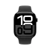 Watch Series 10 GPS 42 mm Jet Black Aluminium Case with Black Sport Band - S/M