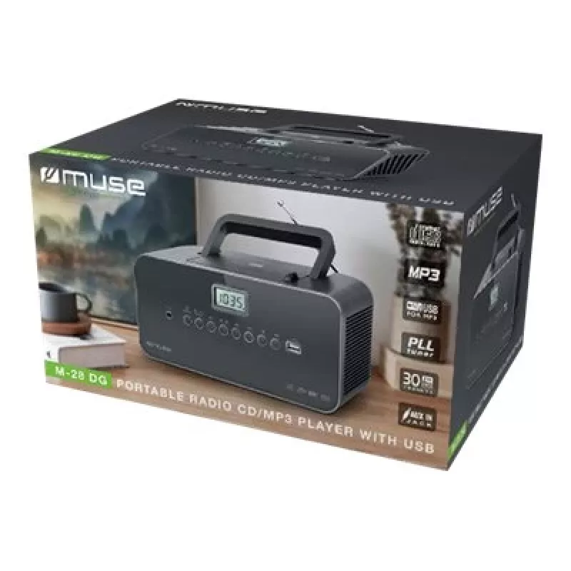 Muse M-28 DG CD player Portable CD player Black
