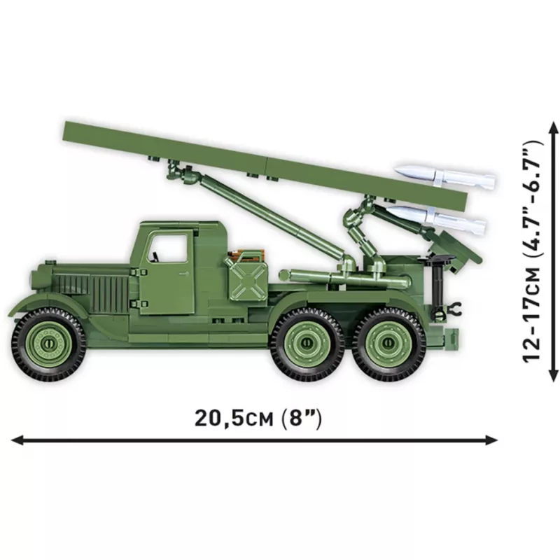 Building blocks COBI BM-13 Katyusha ZIS-6 440 pieces
