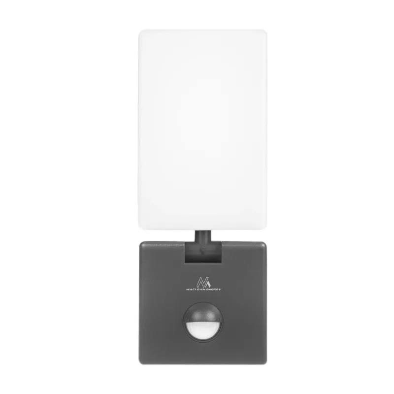 LED floodlight MACLEAN MCE516 with PIR motion sensor, 50W, grey