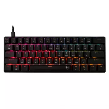 Mechanical gaming keyboard White Shark Shinobi-2 with Red switches, Black, US layout