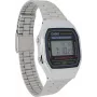 Digital watch CASIO A168WA unisex silver — water resistant, LED display