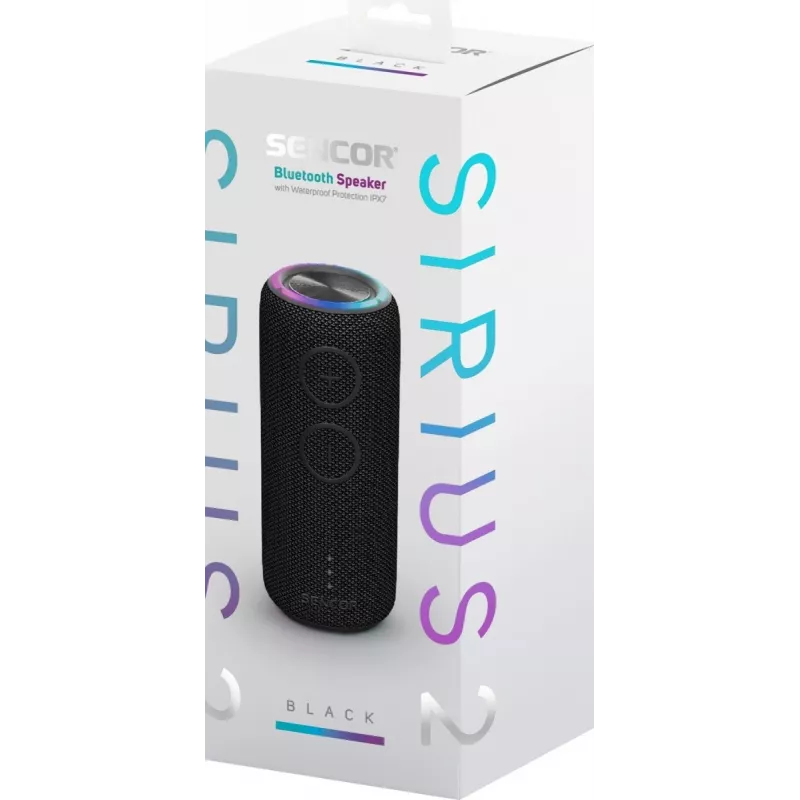 Bluetooth Speaker SIRIUS 2 BLACK Power 20W