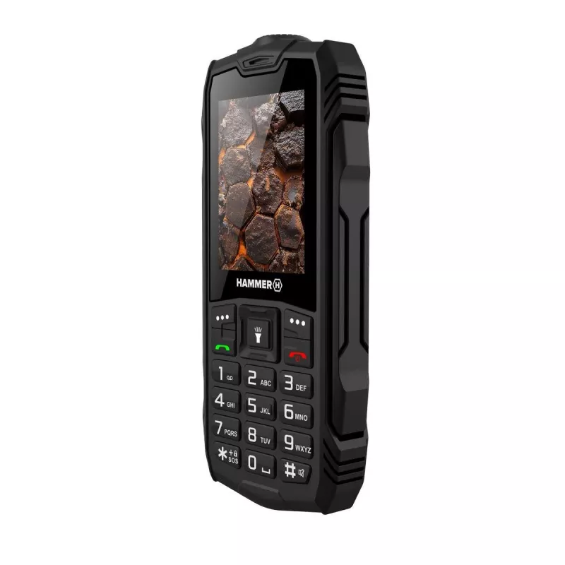 Hammer ROCK LTE | Black | 2.4 inch | IPS | 48 MB | 128 MB | Dual SIM | 3G | Main camera resolution 2 MP | 3000 mAh