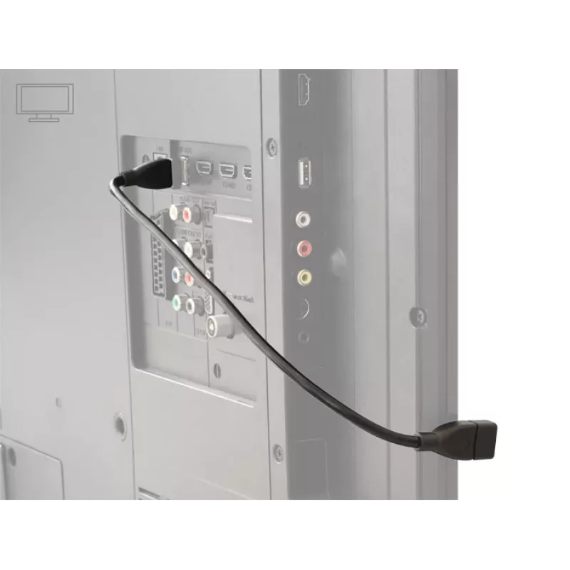 USB Cable DeLOCK 35cm USB 2.0 83498 Black