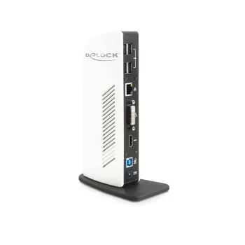 Laptop Dock DeLOCK 87568 Wired Black White