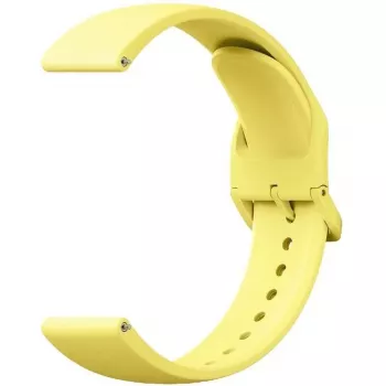 Watch strap Xiaomi BHR9470GL TPU replacement, lemon yellow, adjustable 135–205 mm
