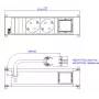 Power strip Bachmann 916.701 with 2× CEE 7/3 and 1× CM sockets