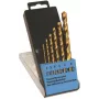 Drill Bit Set c.k tools T3293 — HSS TiN coated, 6-piece, DIN 338