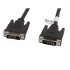 DVI cable Lanberg CA-DVID-10CC-0018-BK 1.8 m Black