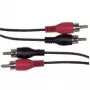 Audio Cable Schwaiger CIK5125 10m 2xRCA Male Black