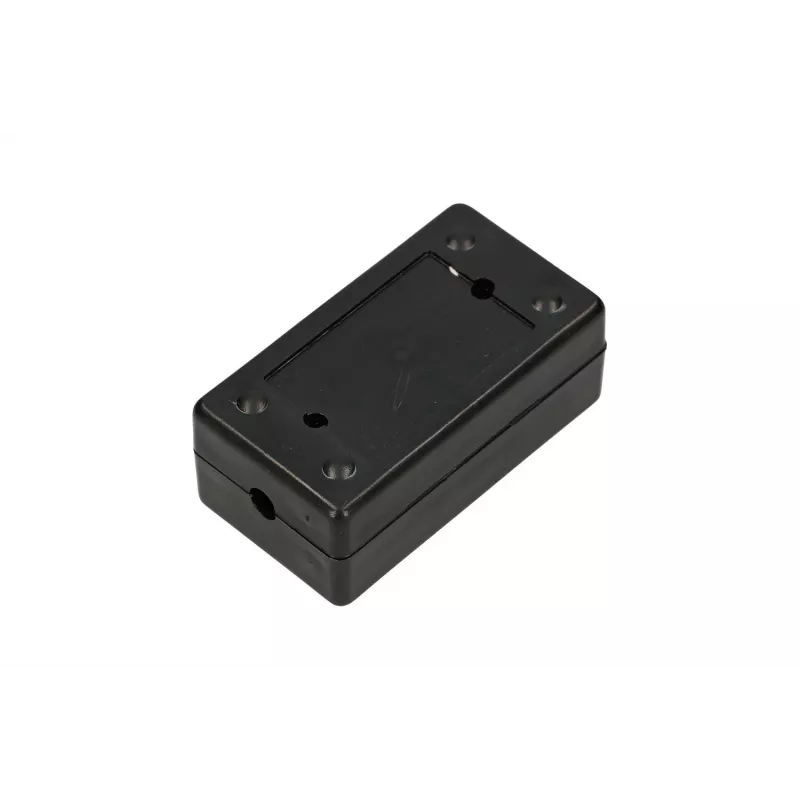 Connection box Extralink for Cat5e UTP cable, plastic, black, 1‑port