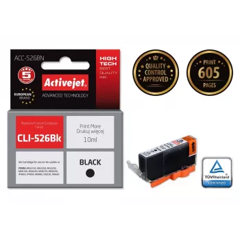 Activejet ACC-526CN Ink (replacement for Canon CLI-526C; Supreme; 10 ml; cyan)