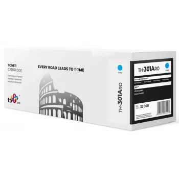 Toner TB Compatible with HP M880 CF300A, Cyan, Reman.