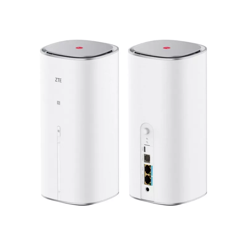 Router ZTE G5 Max Dual Band Wi‑Fi 802.11ac — 5G, Dual SIM, 1x 2.5GbE, USB‑C, 48V, white