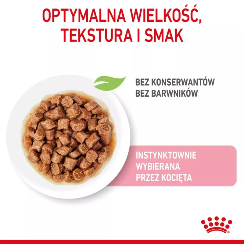 Wet cat food Royal Canin Sterilised Gravy, 12 x 85 g pouches — chicken, for spayed/neutered kittens, 11% protein, 80.5% moisture