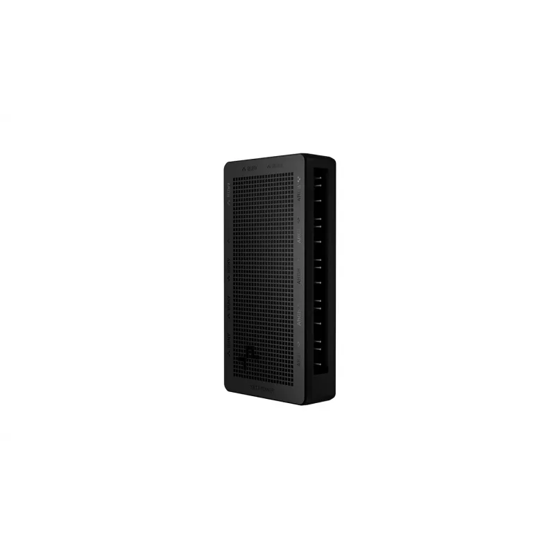DeepCool RGB Hub SC700 12-Port Addressable RGB Hub, 12 ARGB 3-pin Ports, Magnetic Mount, Black, 45×84×15 mm