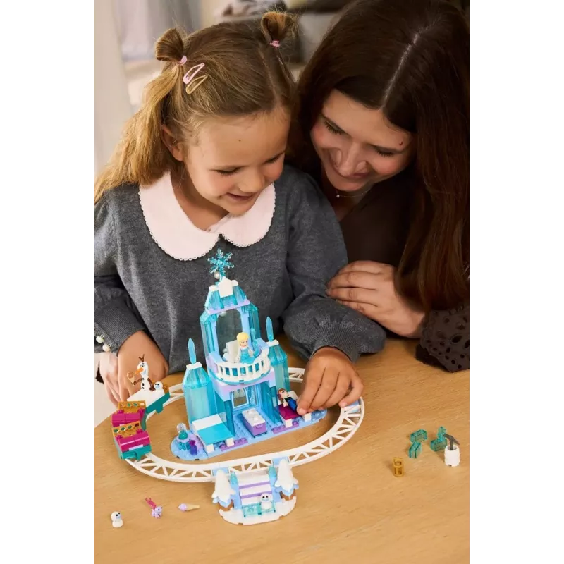 LEGO DISNEY 43281 Elsa's Ice Castle and Snow Ride Adventure