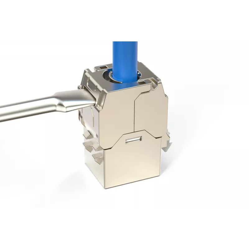 Digitus CAT 6A compact keystone module shielded tool-free mounting 12 pcs
