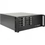 Rackmount Case INTER-TECH IPC 4U-4508 Black — 4U Server/PC Chassis, Rackmount