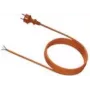 Bachmann H07BQ-F 3G - Power Cable - Type F (M) to without plug - AC 250 V - 16 A - 3,0m - Moulded - orange - Germany (327.875)