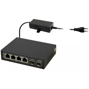 PULSAR POE Switch SFG64 4-port with 2 SFP uplinks
