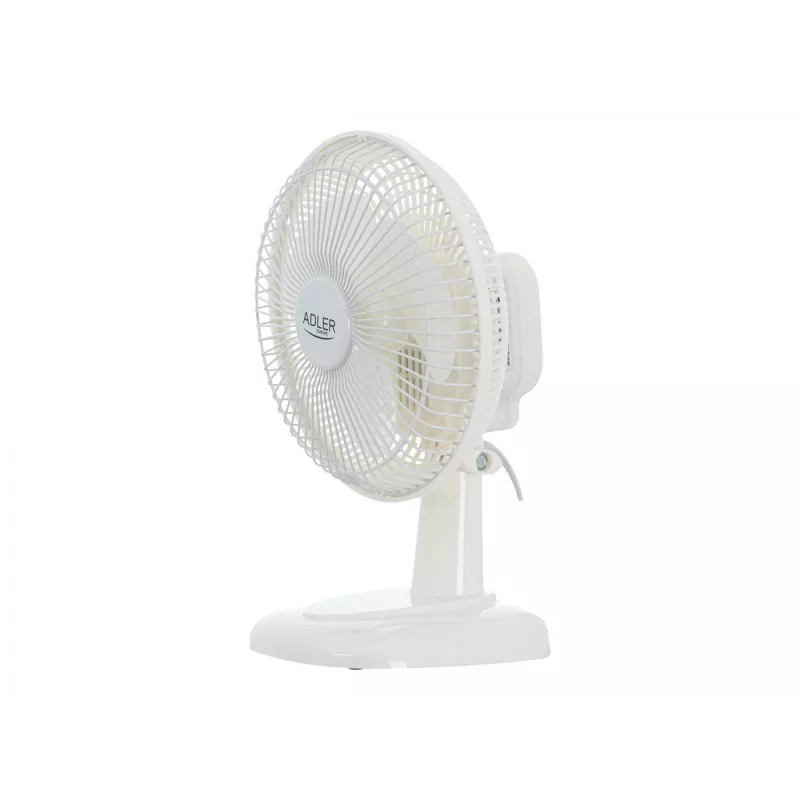 Adler | Fan with clip | AD 7317 | Table Fan | White | Diameter 15 cm | Number of speeds 2 | 30 W