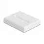 Breadboard DELOCK 18316 — solderless prototyping board, plastic, 36×46×10 mm, white