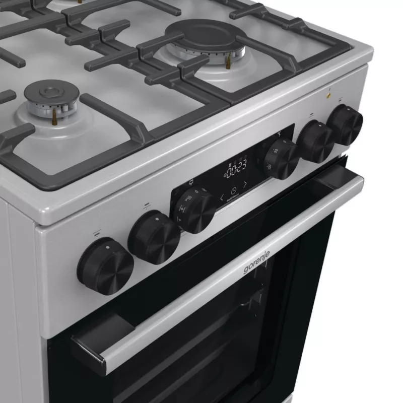 Gorenje GKS5C71XF Freestanding cooker with oven Silver