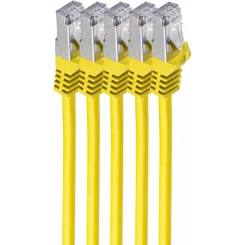 Networking Cable ShiverPeaks BS75512-Y-SET5 2m Cat7 S/FTP
