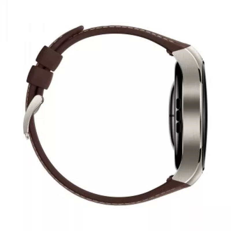 Smartwatch HUAWEI WATCH 5 Classic 46 mm, 1.38 inch AMOLED 466×466, Touchscreen, GPS, Silver case, Brown band