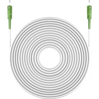 Goobay 59595 Fibre Optic Cable 2 m SC/APC FTTH OS2 White (59595)