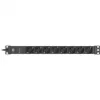 Brennenstuhl 1390007308 - 2 m - 8 AC-Outputs - Indoor - IP20 - Aluminium - Plastic - Black - Silver