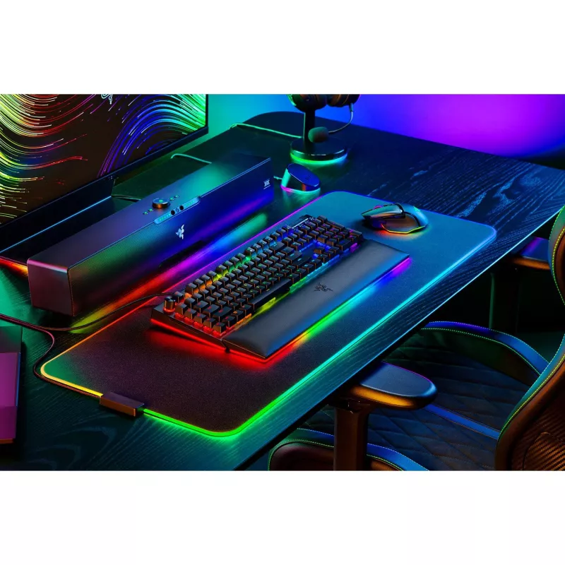 Razer BlackWidow V4 Pro Keyboard Gaming USB QWERTZ German Black