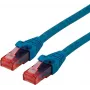 ROLINE - Patch-Cable - RJ-45 (M) to RJ-45 (M) - 3 m - UTP - CAT 6 - Halogen-Free, Moulded, Stranded - Blue (21.15.2543)
