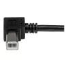 StarTech.com 2m USB 2.0 A to Right Angle B Cable - M/M, 2 m, USB A, USB B, USB 2.0, 0.48 Gbit/s, Black