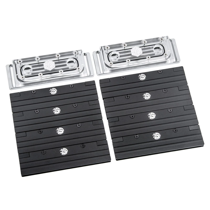 RAM cooler pack BitsPower BP-RAMS44PS-DRGB transparent ARGB, 8 pieces