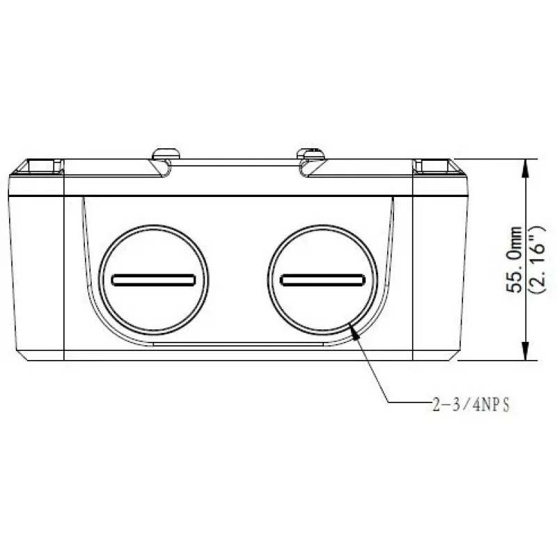 IP66 Waterproof Junction Box ALLNET ALL-CAM2496-LEFN for outdoor camera installations