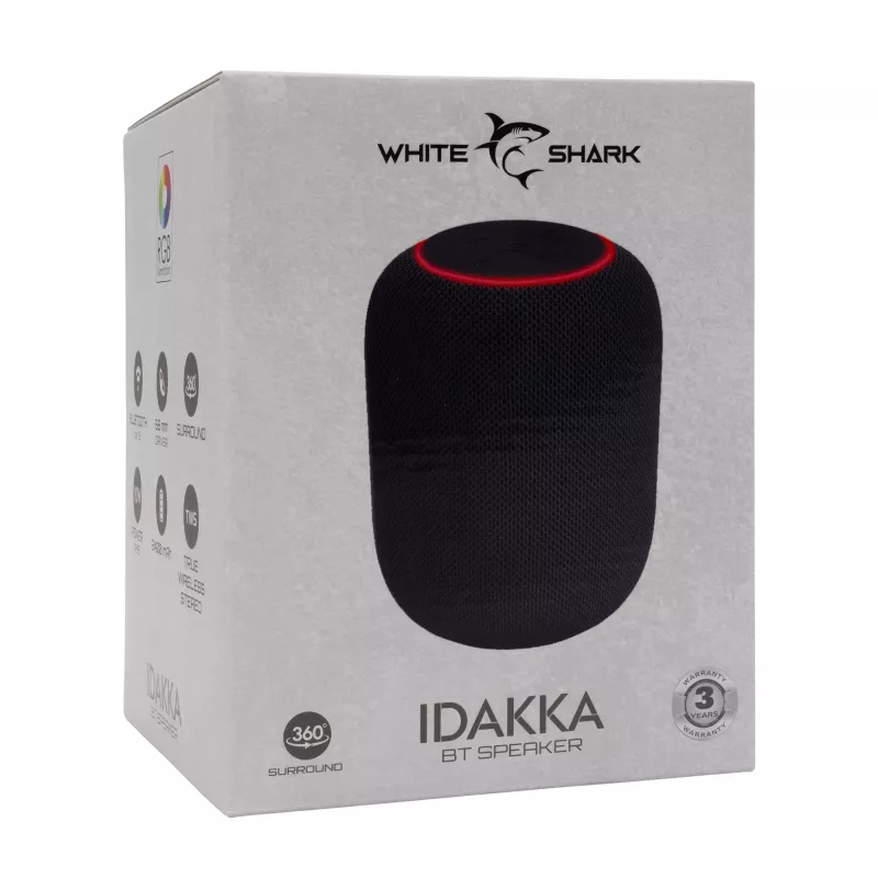 Portable Speaker White Shark GBT-619 Idakka Black
