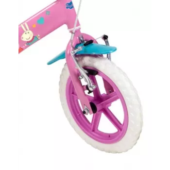 Children's bicycle Toimsa model 1195 Peppa Pig 12 inch pink — 12-inch wheel, children's bike