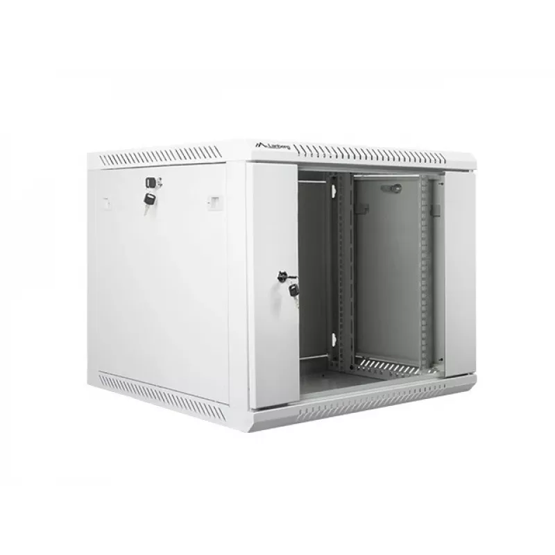 Lanberg WF01-6609-10S Wall-Mounted Rack 19 inch 9U 600x600 mm Grey