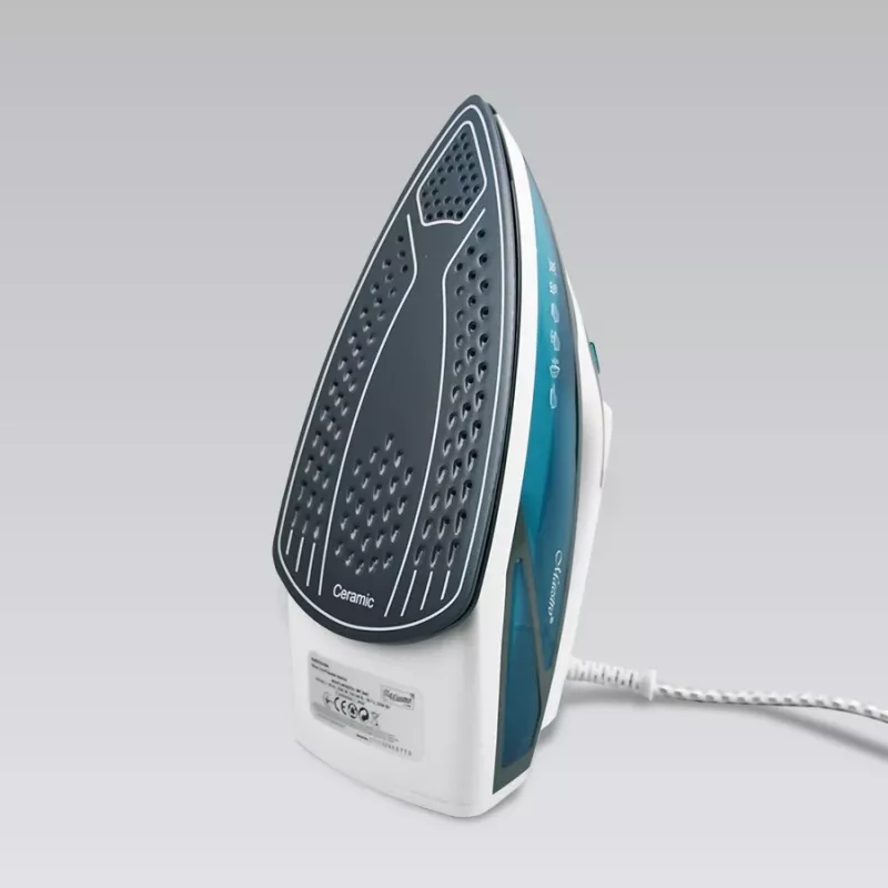Steam iron Maestro MR-304C, 2200W, white/blue — steam iron for home use