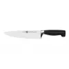 Knife/cutlery block set ZWILLING 35145-000-0 — 7-piece stainless steel blades, plastic handles, includes bread, paring, chef, carving knives, scissors slot