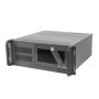 Lanberg SC01-4504-10B Rackmount Server Chassis ATX 450/10 19 inch/4U, Black