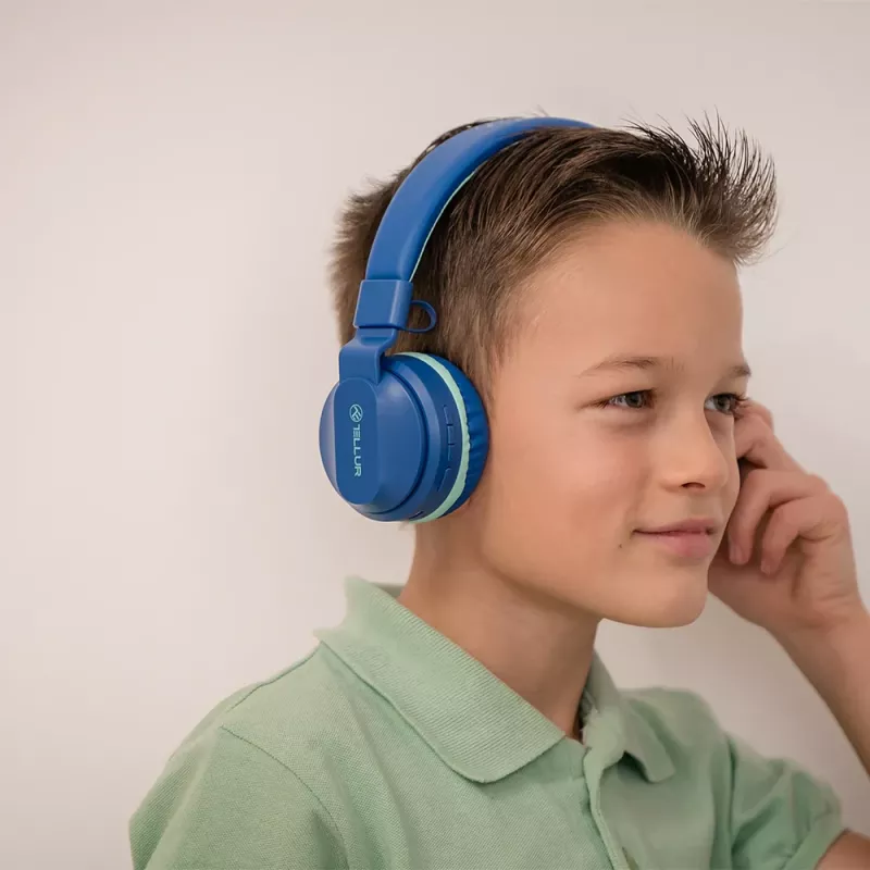 Headphones Tellur Buddy Bluetooth Over-Ear Headphones Blue