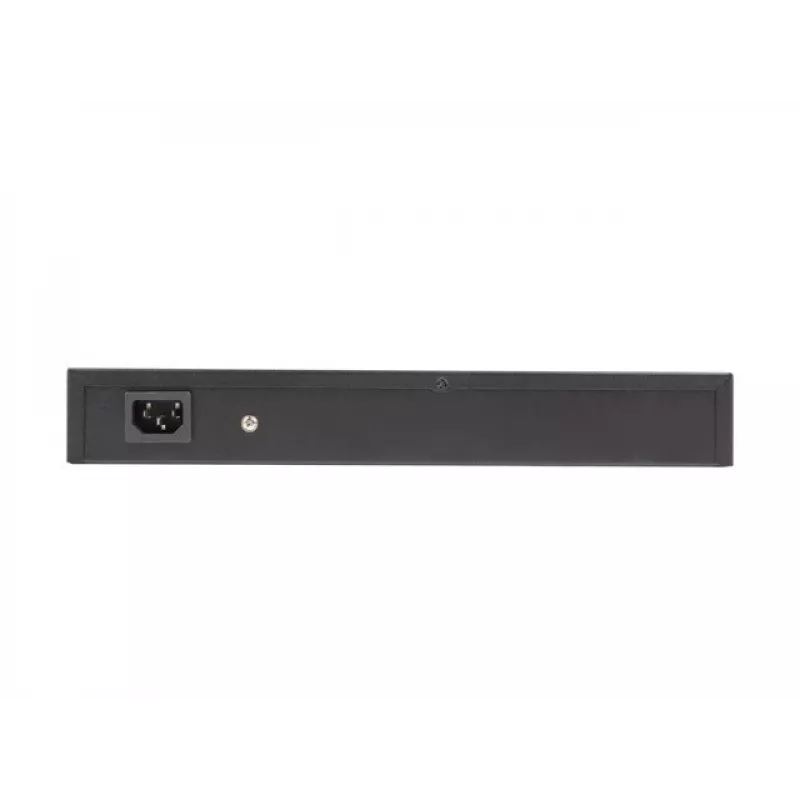 Unmanaged switch LANBERG RSFE-16P-2C-250 — 18-port Gigabit, 16x PoE+ (30W), 2x SFP, 250W, 1U, metal, rack-mount