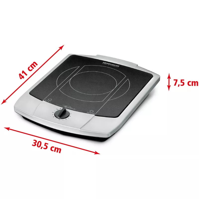 Hotplate glass ceramic CT 2200/E stainless steel/black