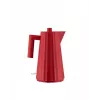 Alessi MDL06 B Pleated Electric Kettle, Black Euro Plug