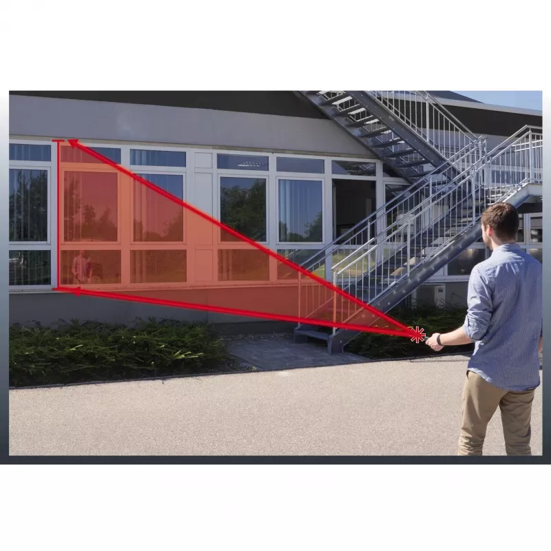 Laser Distance Meter TC-LD 50, Distance Meter black/Red, distances from 5cm - 50 Meter